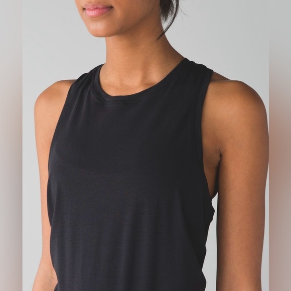 Lululemon All Tied Up Tank Top Black - Picture 6 of 11